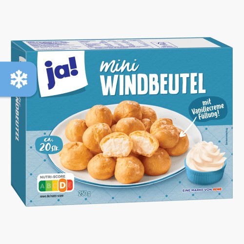 Ja! Mini Windbeutel 250g (ca. 20 Stück)