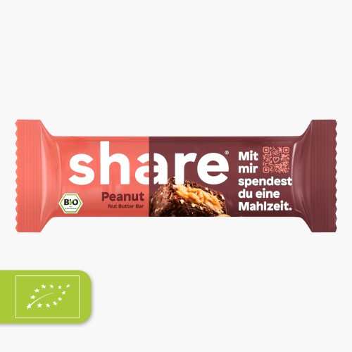 share Bio Nut Butter Bar Peanut 50g