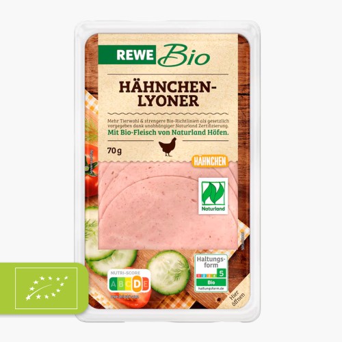 REWE Bio Hähnchen-Lyoner 70g