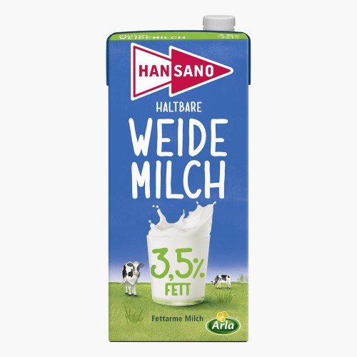 Hansano H-Weidemilch 3,5% Fett. 1l