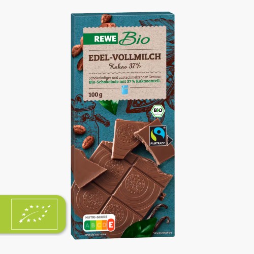 REWE Bio Edelvollmilch-Schokolade 100g