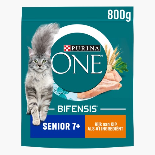 Purina One Trockenfutter 7 Jahre Huhn und Vollkorn-Getreide 750g