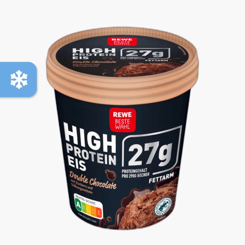 Rewe Beste Wahl High Protein Eis Double Chocolate 500ml