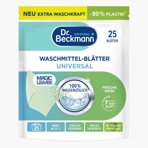 Dr. Beckmann Waschmittelblätter Universal 25WL