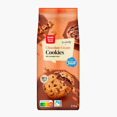 Rewe Beste Wahl Chocolate Cream Cookies 210g