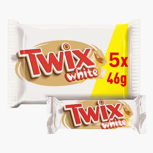 Twix Riegel White 5x50g