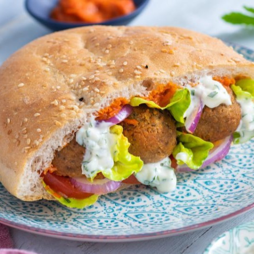 Falafel im Brot