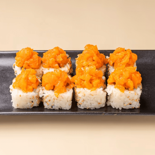 Lachs Tatar Roll (leicht scharf)
