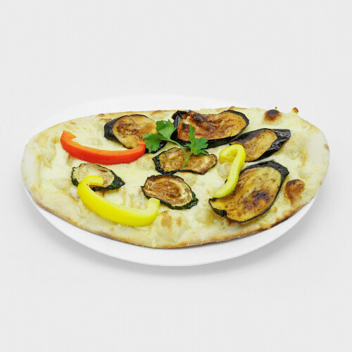 Pide mit Gemüse und Gouda