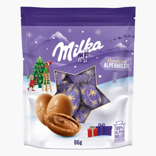 Milka Bonbons Alpenmilch 86g
