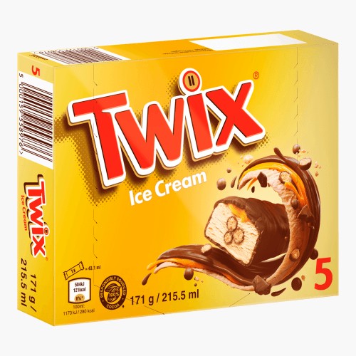 Twix Ice Cream 215,5ml (5x43,1ml)