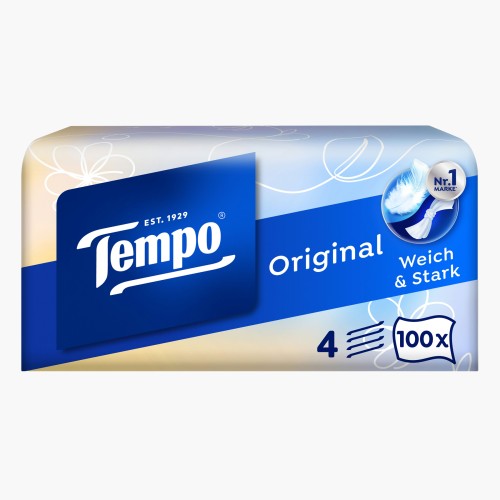 Tempo Taschentücher-Box 100 Stück