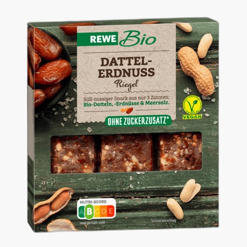 Rewe Bio Dattel-Erdnuss Riegel 3x30g