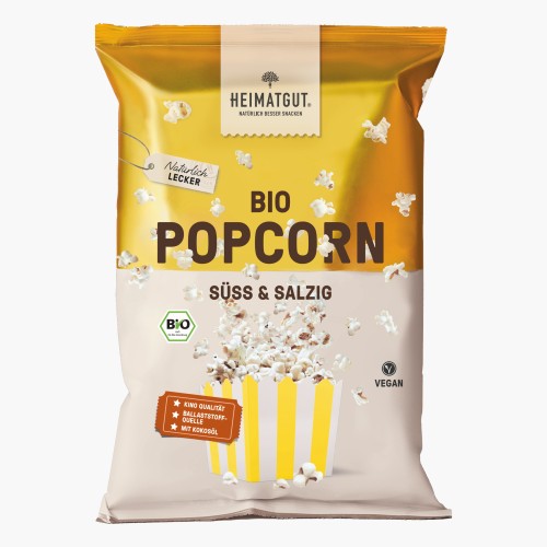 Heimatgut Bio Popcorn Süß & Salzig 90g