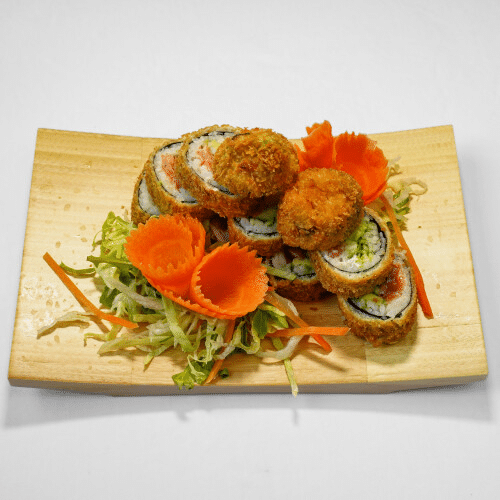 Gebackene Futo Lachs Roll
