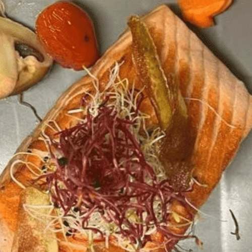 Gebratenes Lachsfilet (300g)
