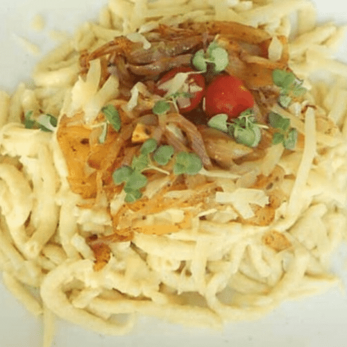 Schwäbische Käsespätzle (vegetarisch)