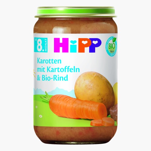 Hipp Bio Men¸ Kartoffel-Gemüse mit Rind 220g