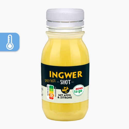 Rewe To Go Shot Ingwer Apfel & Zitrone 125ml