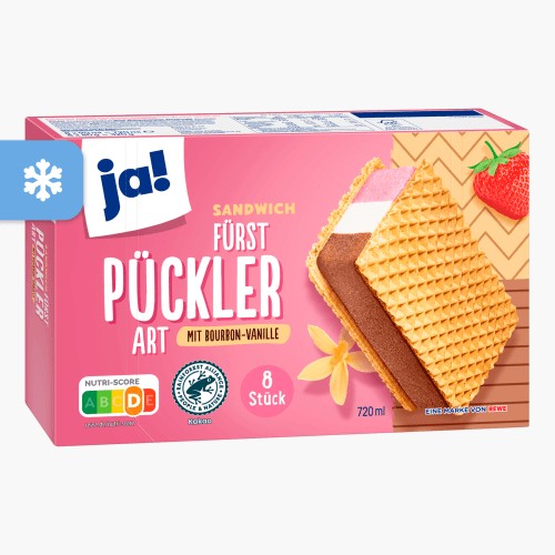 Ja! Sandwich Fürst Pückler Art 720ml (8x90ml)