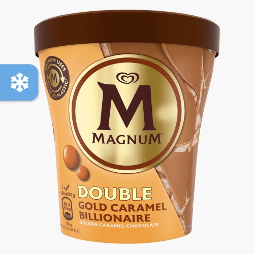 Magnum Double Gold Caramel Billionaire Eisbecher 440ml