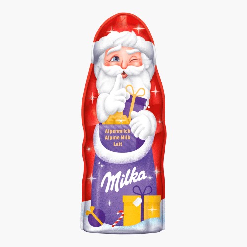Milka Weihnachtsmann Alpenmilch 45g