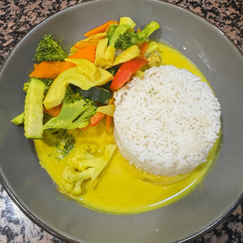 Gelbe Currysauce