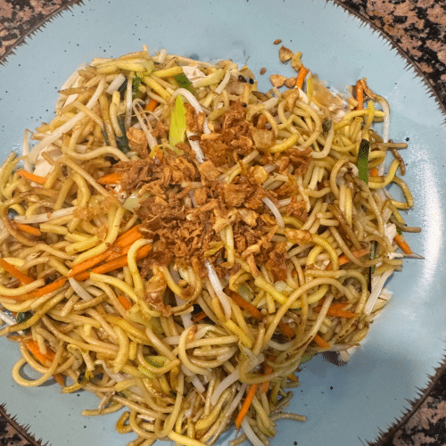 Gemüse gebraten im Wok