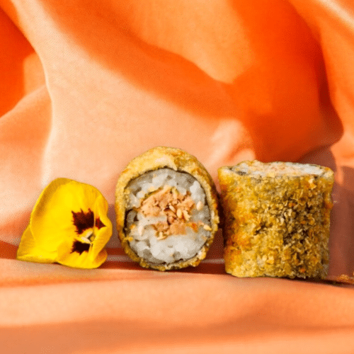 Crunchy Sake Roll