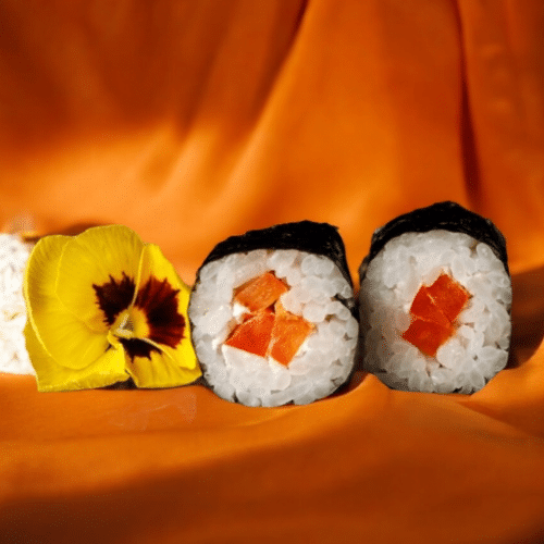 Paprika Maki (vegan, 8 Stück)