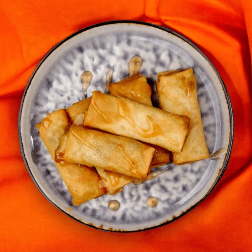 Vegetarische Frühlingsrollen (6 Stück)