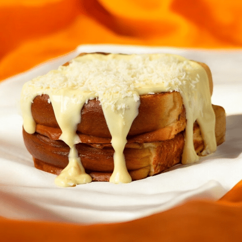 Weiße Schoko Koko French Toast