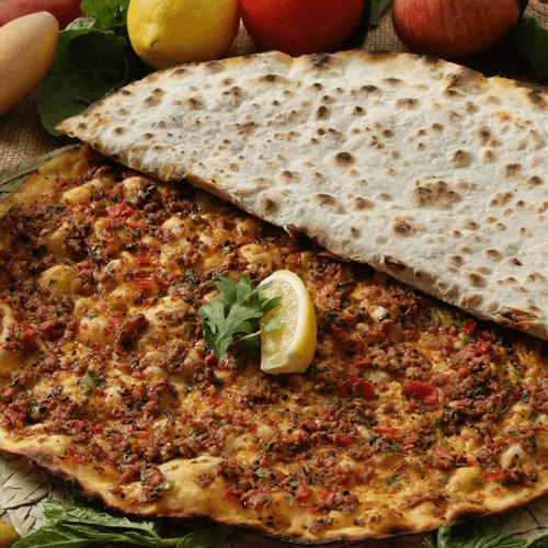 Lahmacun ohne Sauce