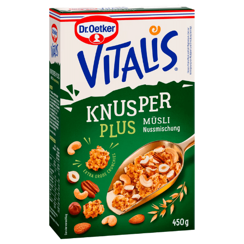 Dr. Oetker Vitalis Knusper Müsli Plus Nussmischung 450 g