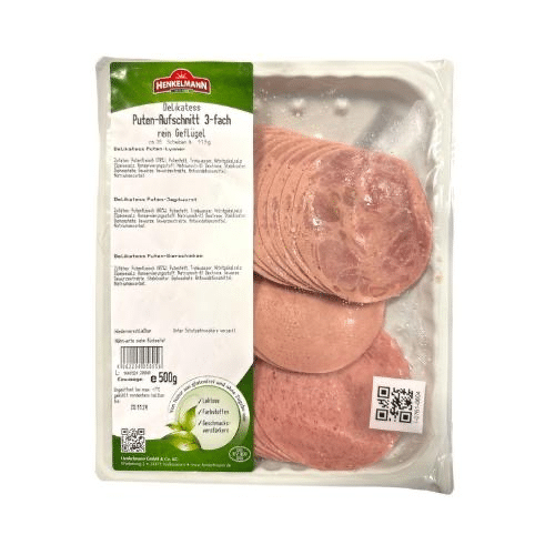 Henkelmann Puten-Aufschnitt 3-fach 500g