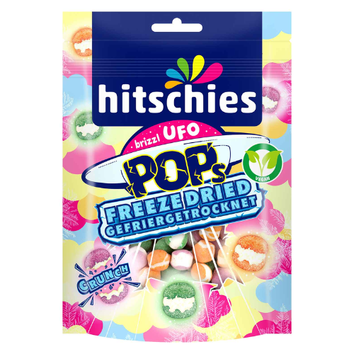 Hitschies Brazil Ufo Pops Freeze Dried, Vegan 50g