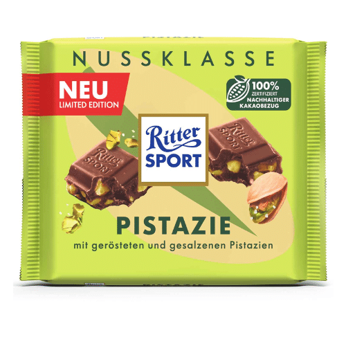 Ritter Sport Nuss-Klasse Pistazie 100g