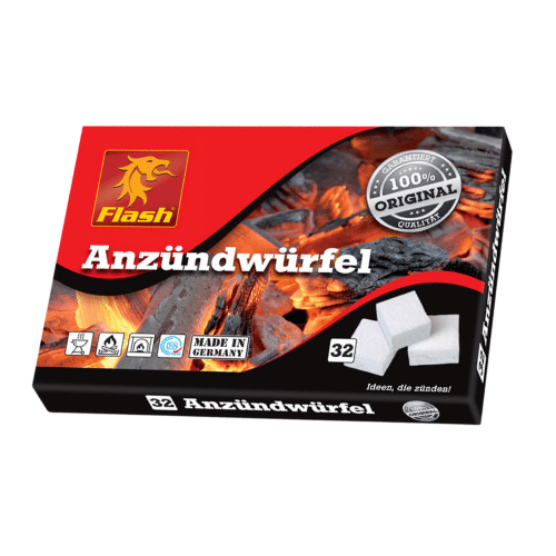 Flash Grillanzünder Paraffinwürfel 32er