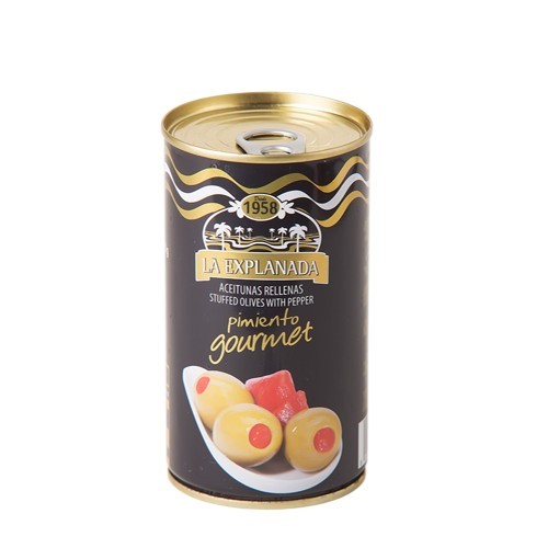 Grüne Oliven mit Paprikafüllung 21617