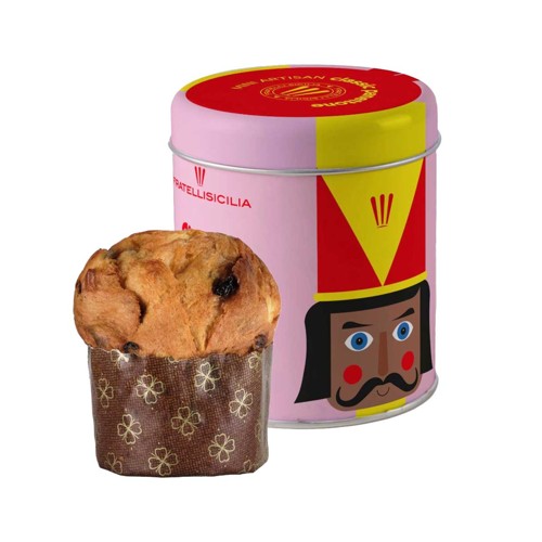 Sicilia Mini Panettone tradizionale Tin Box 127