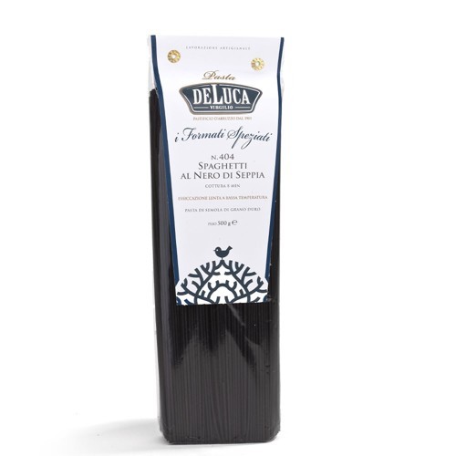 Spaghetti  mit Sepiatinte gefärbt 30776