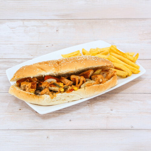 Fajita Sandwich Menü