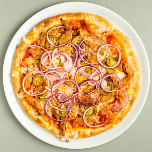 Pizza Hot Chicken vegetarisch