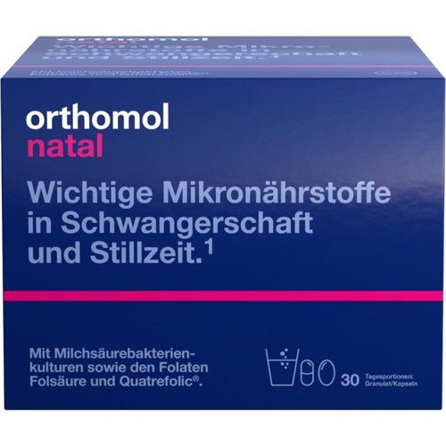 Orthomol Natal Granulat/Kapseln 30Beutel