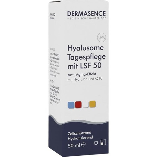 DERMASENCE Hyalusome Tagespflege mit LSF 50 50 Milliliter