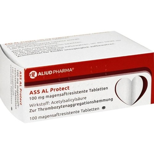 ASS AL Protect 100mg magensaftresistente Tabletten 100 Stück