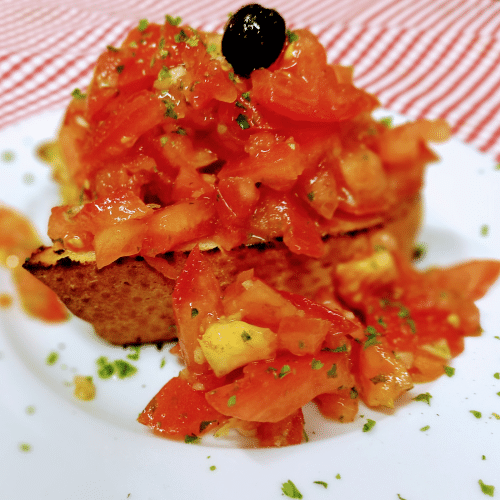 Bruscetta (hausgemacht, 2 Stück)