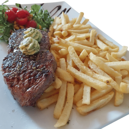 Rumpsteak (220g) mit Kräuterbutter