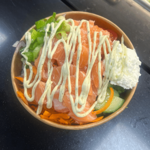 Geräucherter Lachs Salat