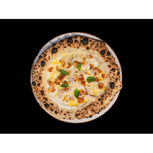 -Pizza Carbonara